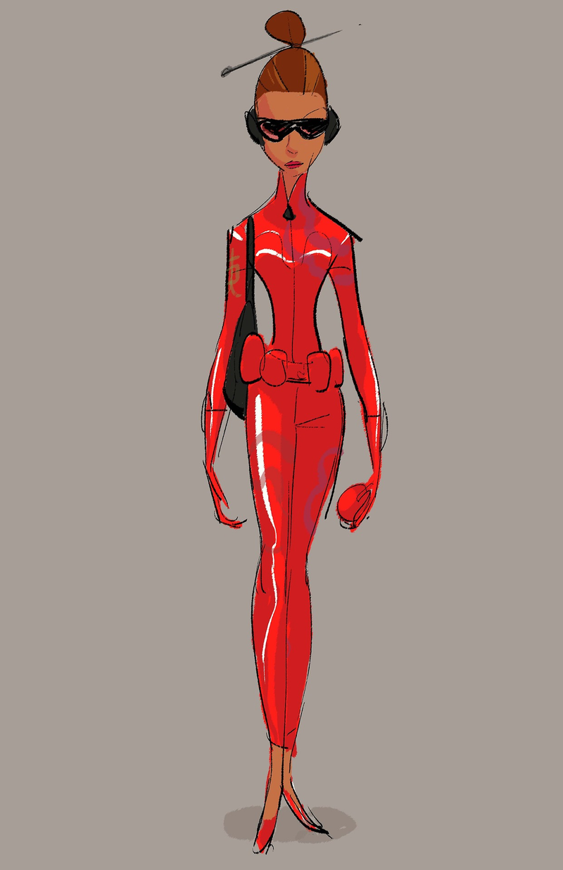 Illustration for article titled Big Hero 6 Supersuits That Didn't Make The Cut—Like Catgirl Honey Lemon